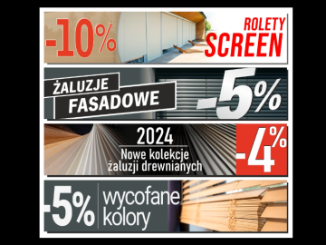 Skorzystaj z EXTRA Rabatów - do 31.08!