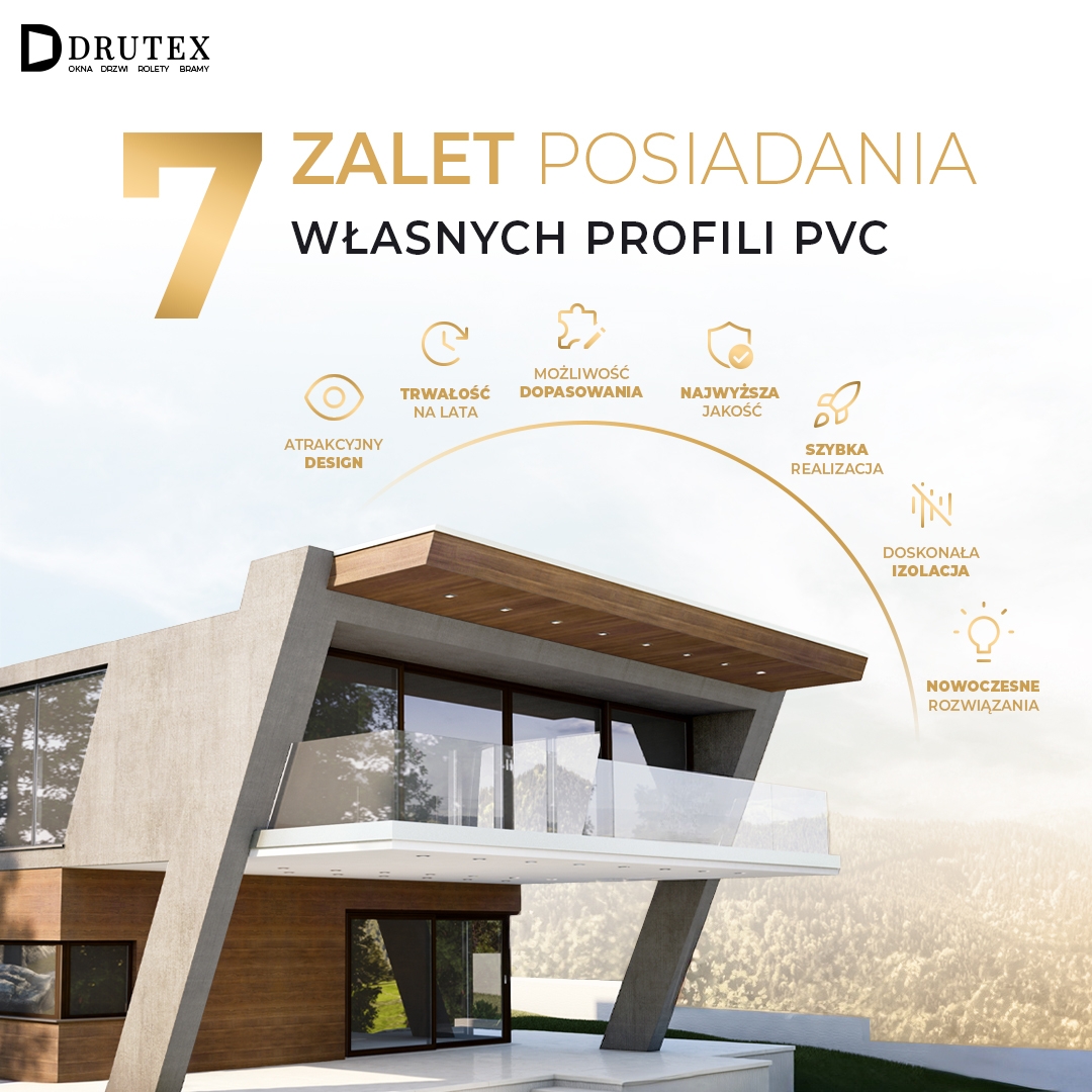 7 zalet posiadania własnych profili PVC